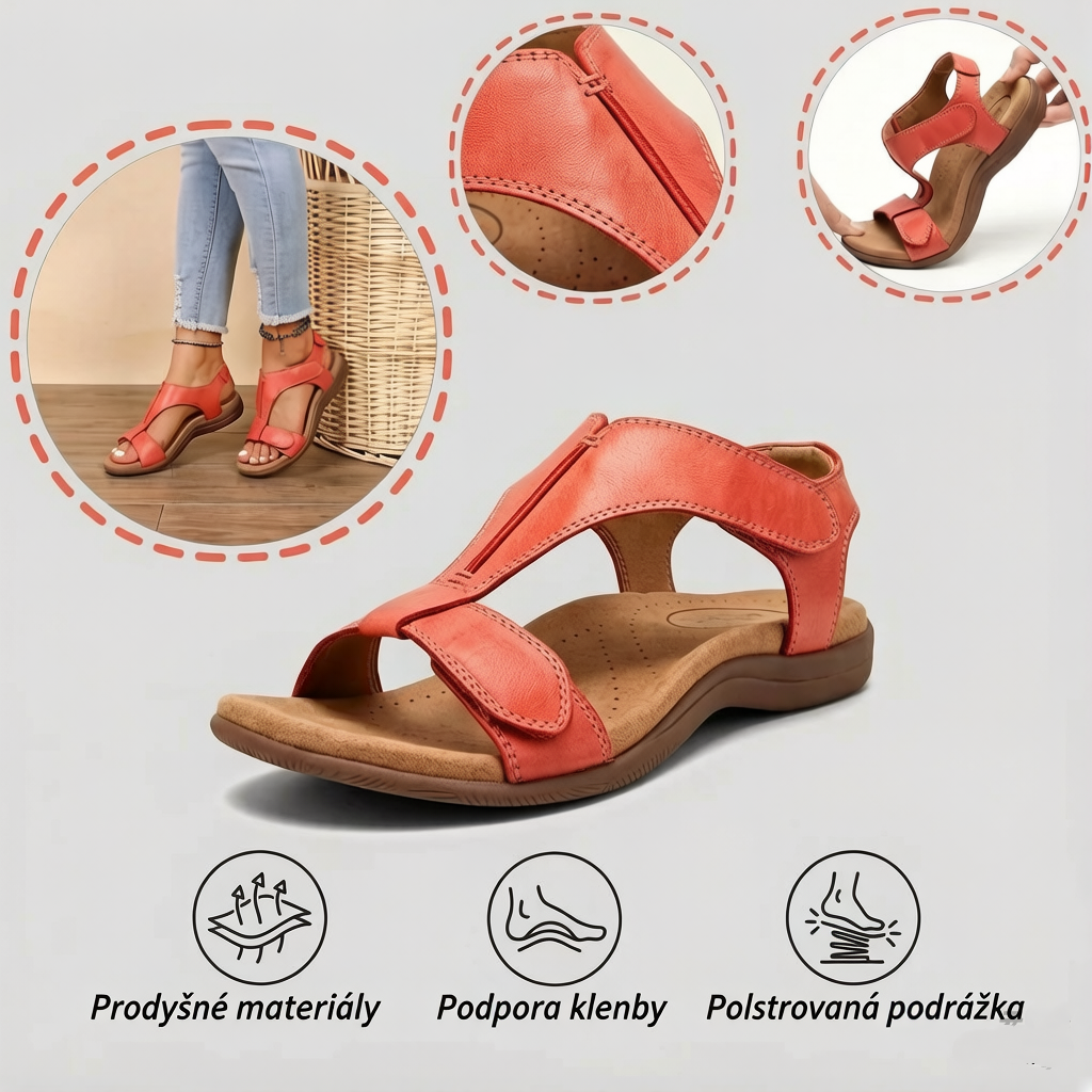 ⏰ Dnešní speciální nabídka: 50% sleva | Letní ortopedické sandály ROOREN® | Podpora klenby, pohodlná a bezbolestná chůze