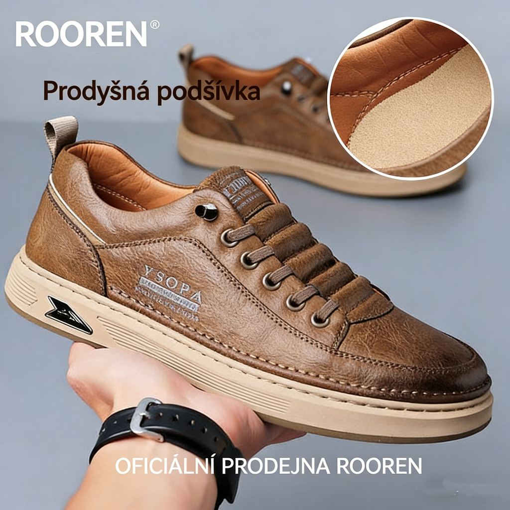 🐂 Pánské boty z telecí kůže vyrobené v Austrálii 👞 Ručně šité pro snadné nazouvání a zouvání ✅ Podpora klenby pro úlevu od bolesti - pohodlná chůze