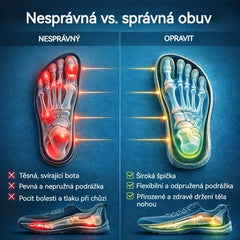 🔥 50% sleva | Nejpohodlnější a nejoblíbenější ortopedická obuv v České republice | Poskytuje oporu klenby, zmírňuje bolest a usnadňuje chůzi | Vhodná pro muže i ženy.