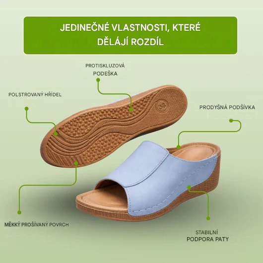 【🎁Poslední den za poloviční cenu! Nenechte si to ujít!】Ortopedické a nárazy tlumící sandály s ergonomickým designem pro pohodlnější chůzi👞