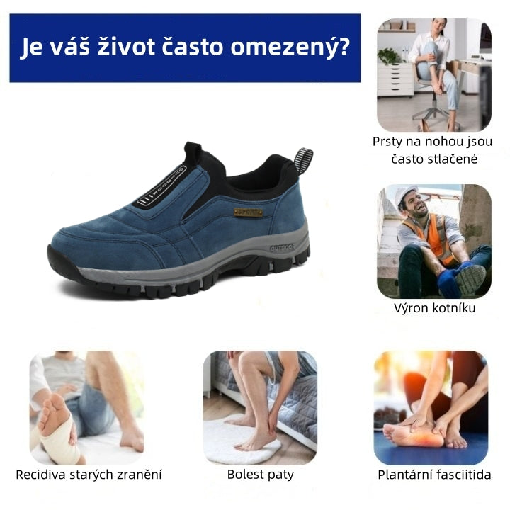 🔥Dnešní speciální nabídka🦌Prémiové semišové boty🦶Ulevte od bolesti nohou a plantární fasciitidy✅Nepromokavé, protiskluzové, měkké a pohodlné