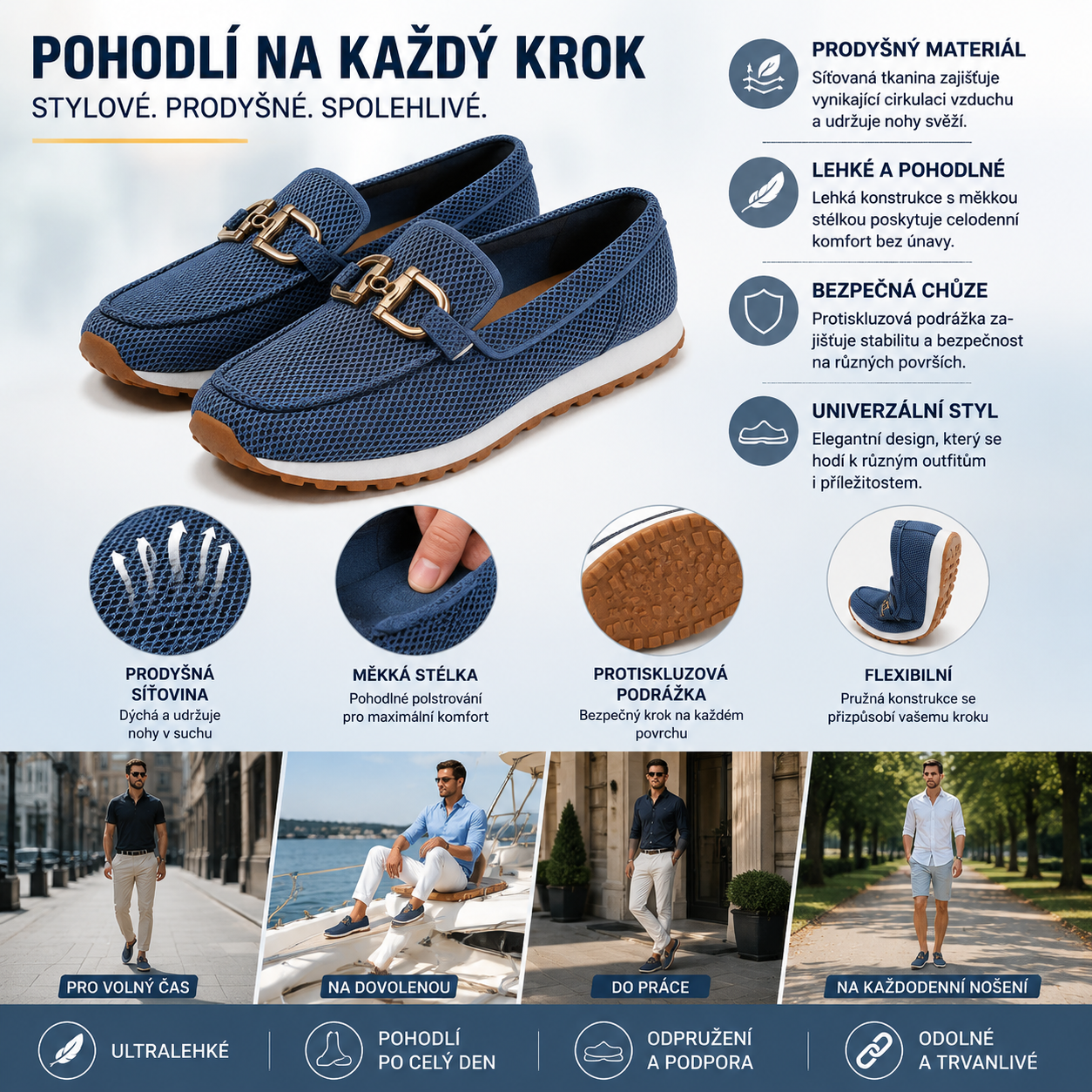 🎉 Exkluzivní cena pro členy! Korekční vycházkové boty pro střední a starší generaci — měkká podrážka zajistí pohodlnou chůzi po celý den!