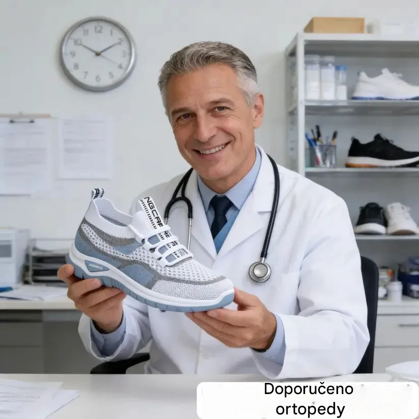 🎁Poslední den na využití 50% slevy! Nenechte si ujít příležitost! ⏰Ulevit od bolesti nohou a fasciitidy - Nepromokavá a protiskluzová ortopedická obuv🔴