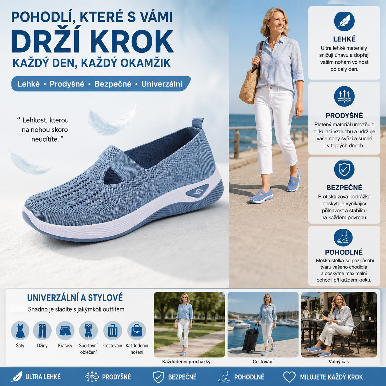🎉Poslední den! Sleva 70 %! ✅ Ortopedická zdravotní obuv navržená speciálně pro lidi s problémy s nohama k úlevě od bolesti zad, kloubů a chodidel.