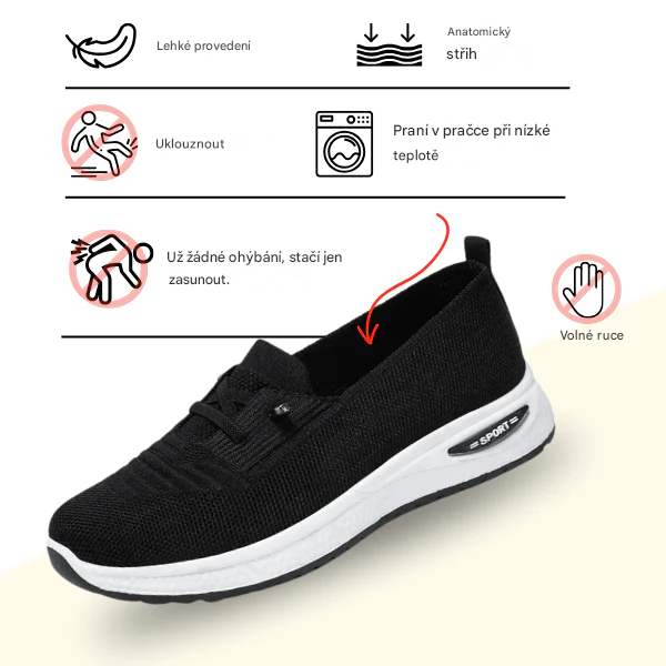 Dámská ortopedická obuv Rooren® | Ergonomicky navržená pro úlevu od bolesti zad, kloubů a nohou a poskytuje vynikající pohodlí.
