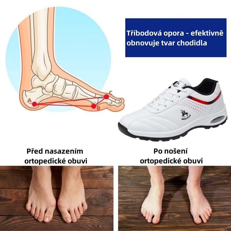 (🔥 70% sleva - Nenechte si to ujít!) Ortopedická obuv ROOREN® - 👞 - Odolná, protiskluzová a voděodolná. Poskytuje oporu klenby, zmírňuje bolest a je vhodná pro muže i ženy.