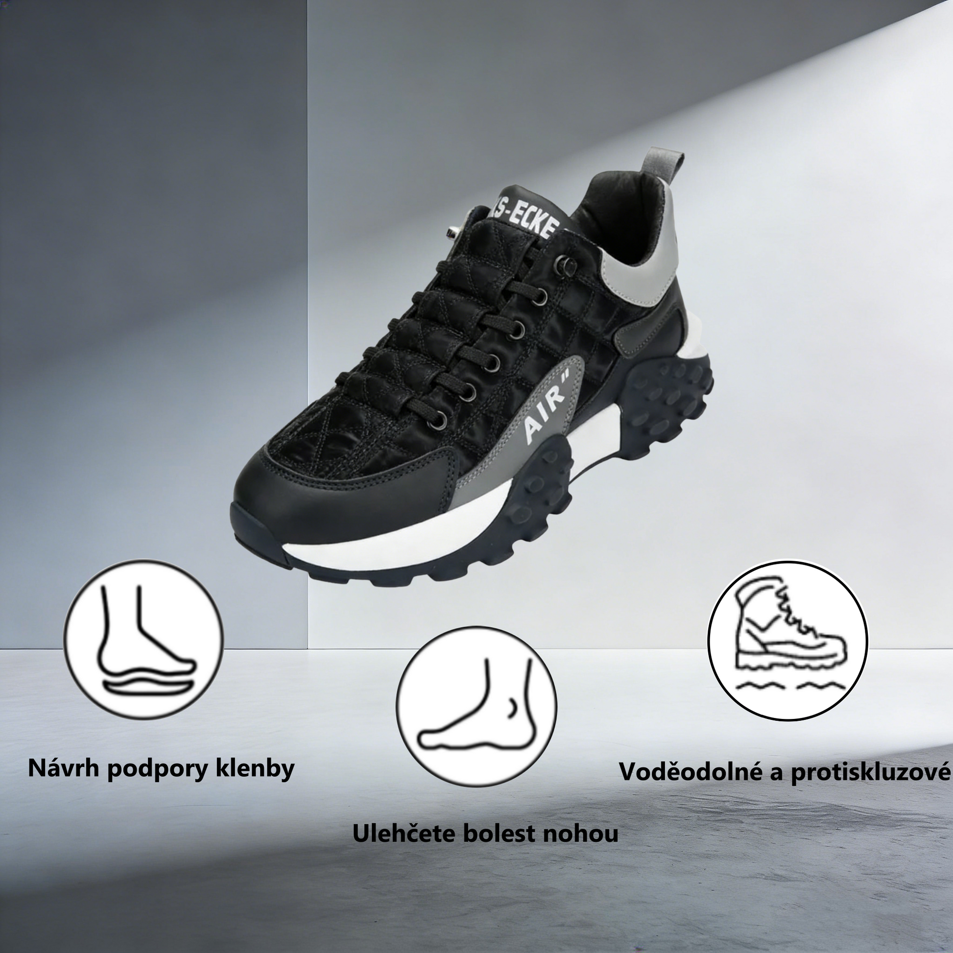 🔥 50% sleva | ortopedická obuv Rooren® | Poskytuje oporu klenby, zmírňuje bolest a usnadňuje chůzi | Vhodná pro muže i ženy.