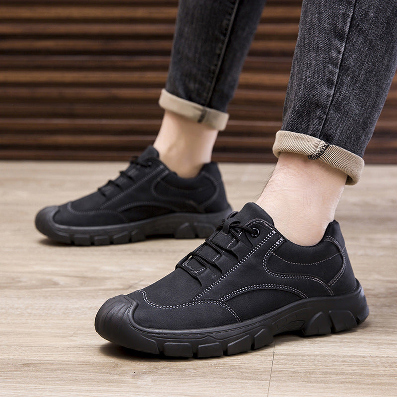 ⏰Sconto del 70% oggi - Non perdete l'occasione! 👞Nuovissime scarpe ortopediche in pelle scamosciata, impermeabili e antiscivolo🦶 Alleviano facilmente il dolore ai piedi