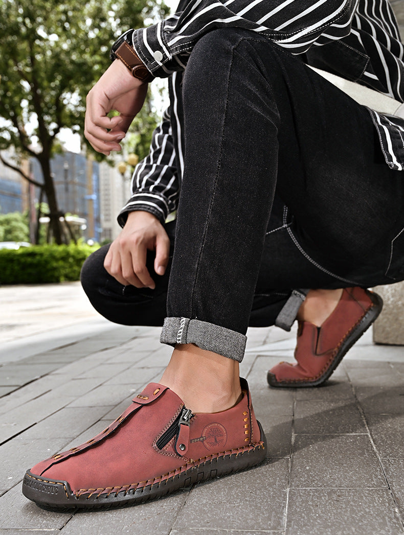 【⏰Časově omezená sleva 50 % – Nenechte si ji ujít】Ergonomická ortopedická obuv – ✅️ Korekce držení těla při chůzi – Voděodolná a protiskluzová 👞 Vybraná italská kůže