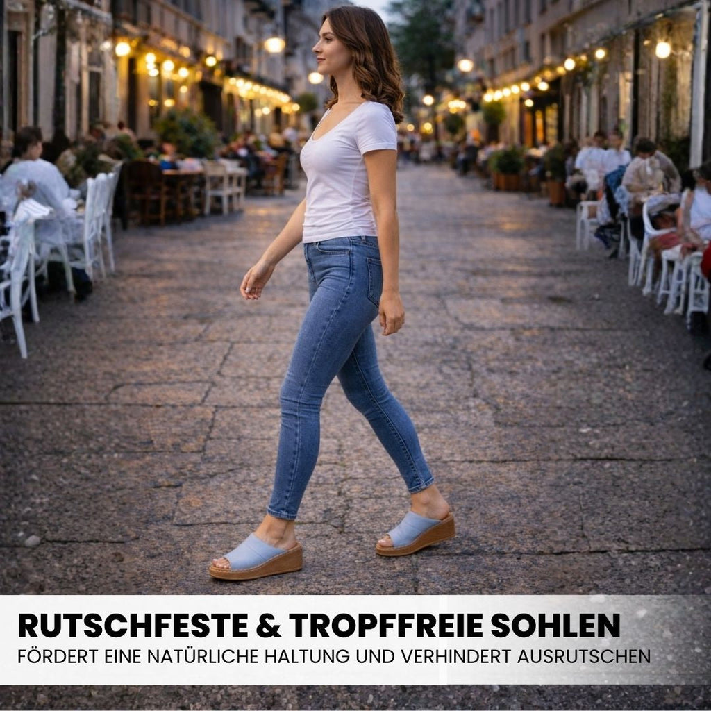 VivaStep Sandalen - Anatomisch entlastende & rutschfeste Sandalen | Ergonomisches Design