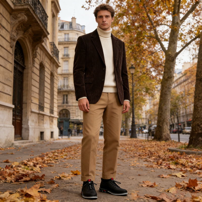 (🔥Dnes sleva 50 % – nenechte si to ujít!) Měkké a pohodlné americké kožené boty pro volný čas – ergonomicky tvarované (nebudete se cítit unavení ani po celodenní chůzi).