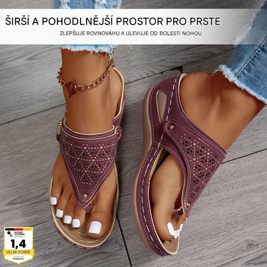 Ortopedické sandály Rooren: Ergonomické a protiskluzové sandály, které zmírňují bolest nohou.