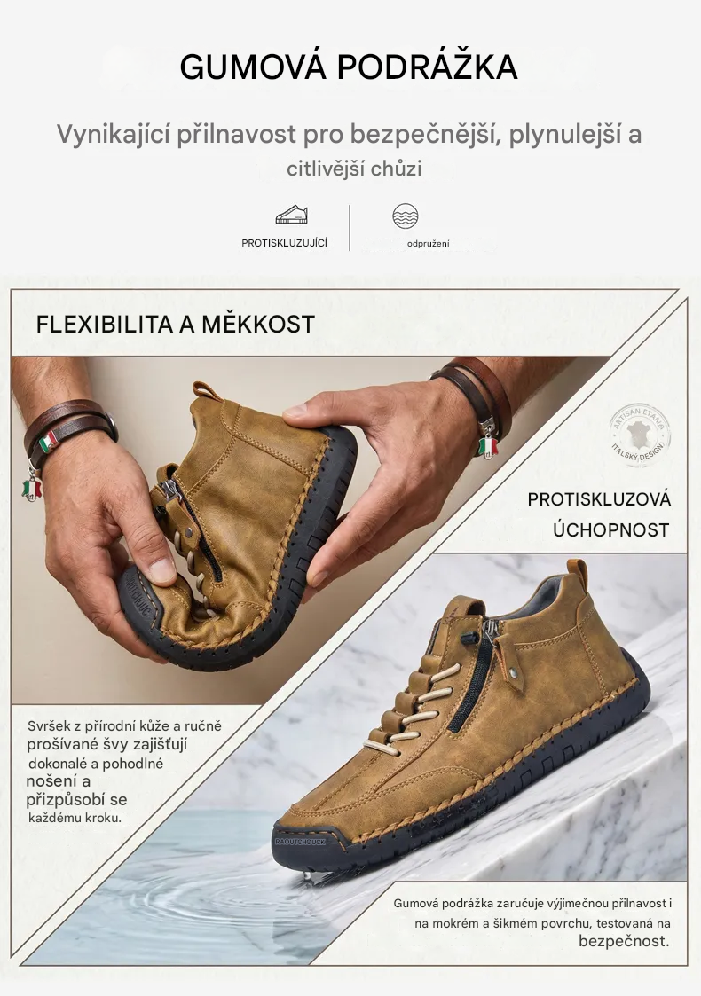 Rooren– Ergonomická kožená obuv – Pohodlná, proti bolesti a prémiové kvality