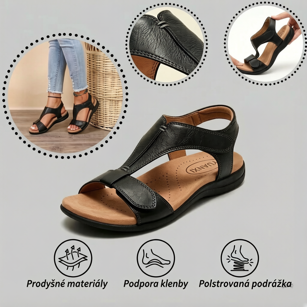 ⏰ Dnešní speciální nabídka: 50% sleva | Letní ortopedické sandály ROOREN® | Podpora klenby, pohodlná a bezbolestná chůze