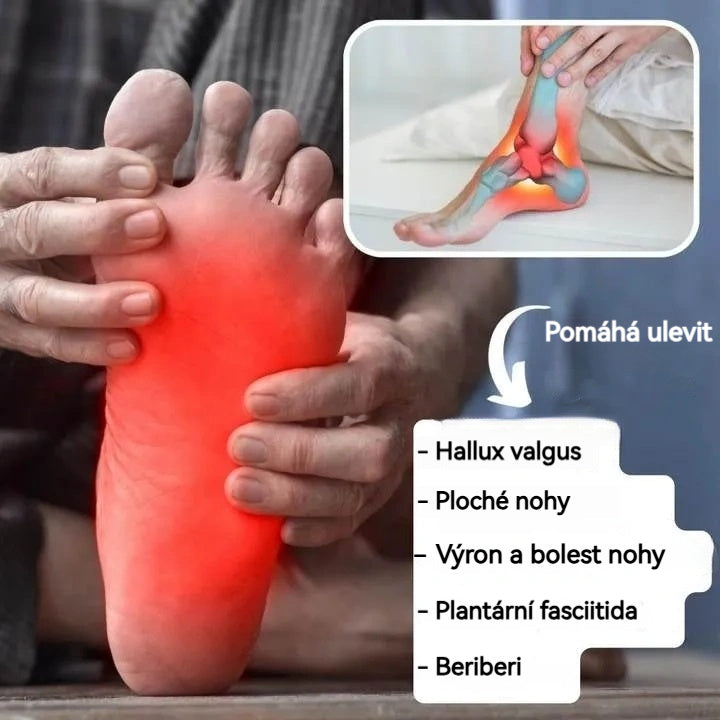 🔥 Dnes sleva 50 % – nenechte si to ujít! ⏰ Ergonomicky tvarovaná ortopedická obuv s oporou klenby 👞 Snadno ulevuje od bolesti nohou ✅ Pohodlná a prodyšná