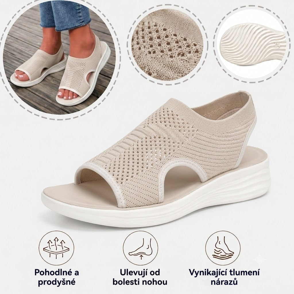 ⏰ Dnes sleva 50 %! 👡 Pohodlné sandály s oporou klenby 🦶 Ergonomický design pro pohodlnou celodenní chůzi ✅