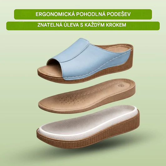 【🎁Poslední den za poloviční cenu! Nenechte si to ujít!】Ortopedické a nárazy tlumící sandály s ergonomickým designem pro pohodlnější chůzi👞