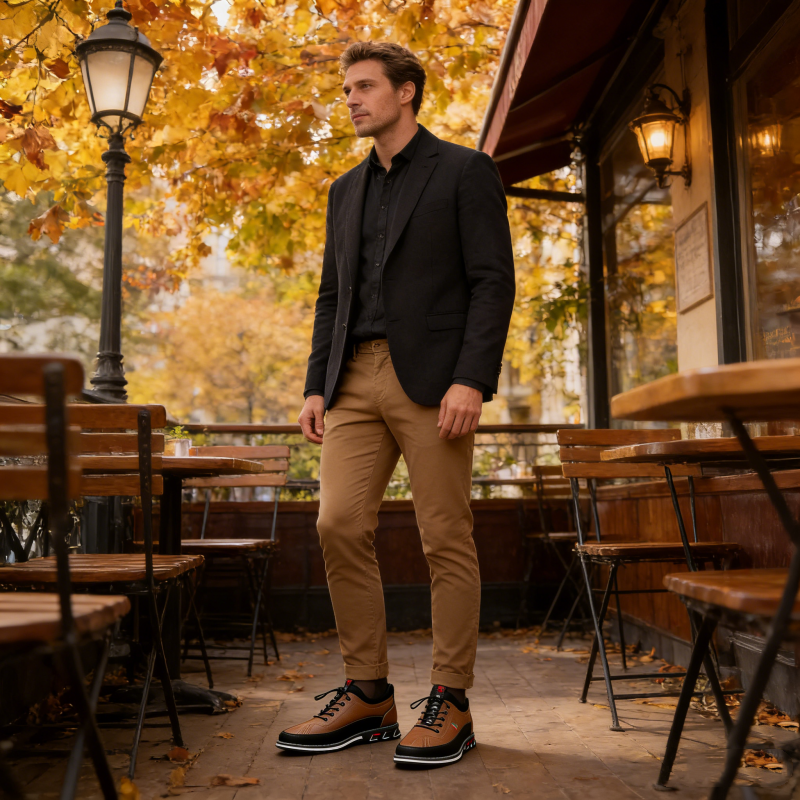 (🔥Dnes sleva 50 % – nenechte si to ujít!) Měkké a pohodlné americké kožené boty pro volný čas – ergonomicky tvarované (nebudete se cítit unavení ani po celodenní chůzi).