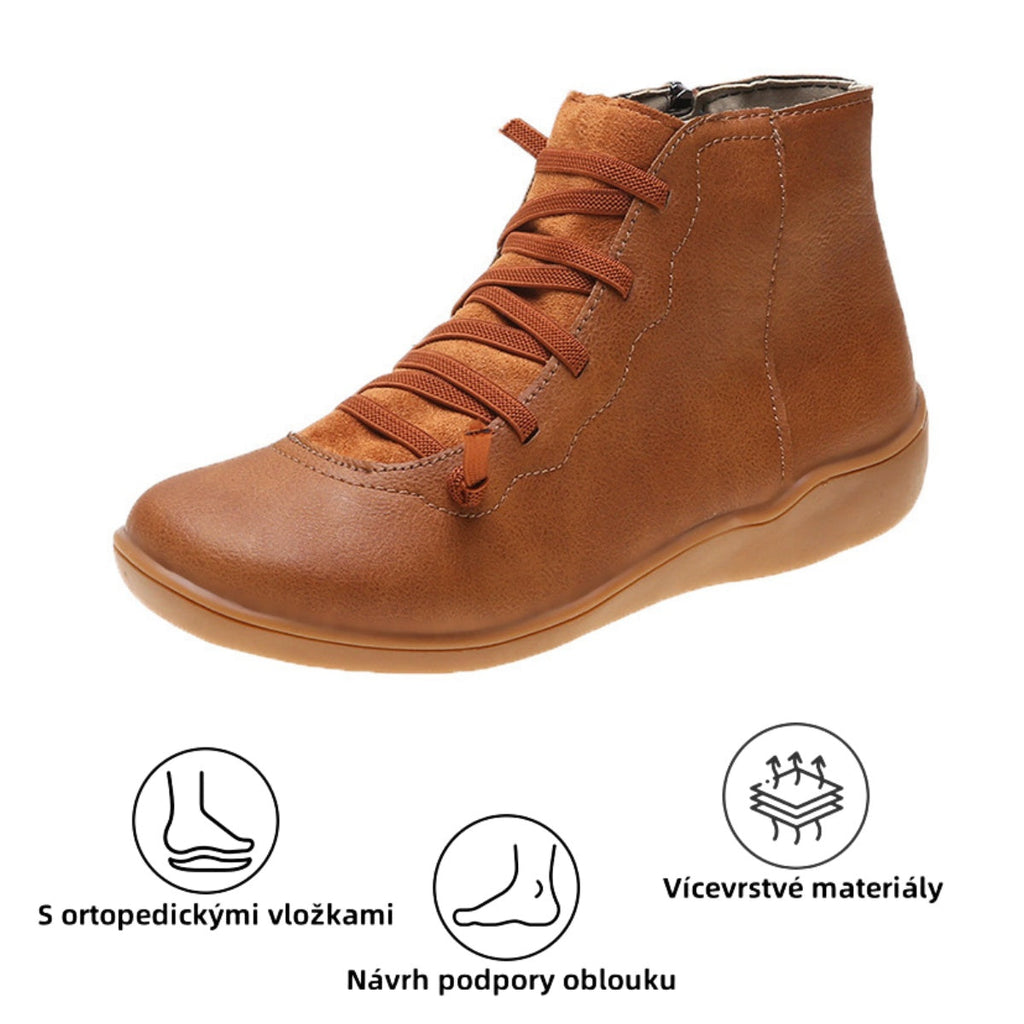 🔥Dnes za poloviční cenu - nenechte si to ujít｜ Ergonomicky navržená ortopedická obuv - design podpory klenby 👞Snadno se zbavte bolesti nohou