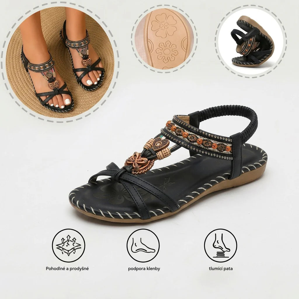[🎁Dnes za poloviční cenu! Nenechte si to ujít!] Ergonomicky tvarované ortopedické sandály: chůze bez bolesti. 👞Zaručují větší pohodlí při chůzi.