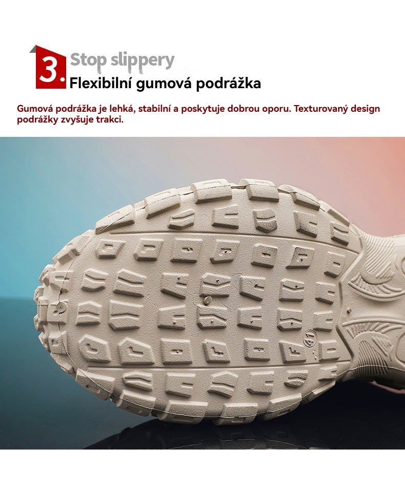 🎁Poslední den na využití 50% slevy! Nenechte si ujít tuto příležitost! ⏰Ulevte si od bolesti nohou a plantární fasciitidy: Pohodlná a prodyšná ortopedická obuv🔴
