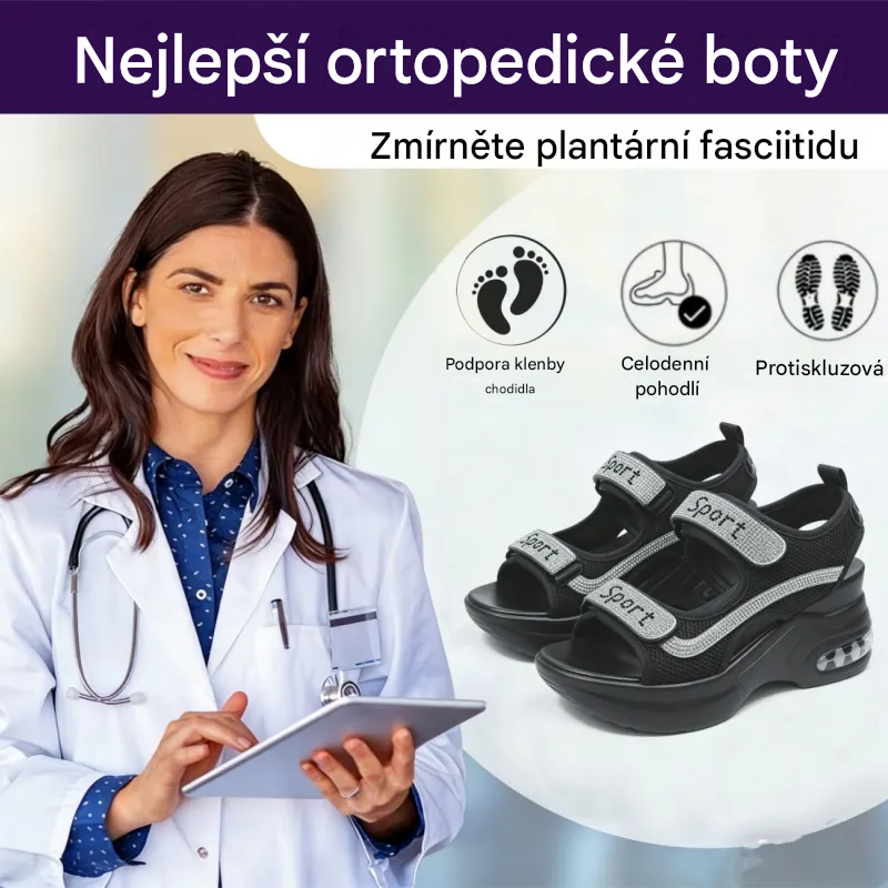 【⏰Dnes sleva 60 % – nenechte si to ujít!】Nové módní sandály pro rok 2026✅Široká špička + nastavení suchým zipem + vzduchové polštáře + 🔴Vícebodová opora klenby