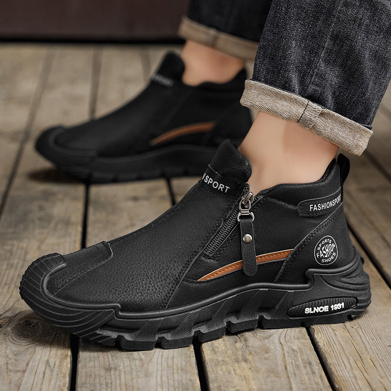 【⏰Dnes sleva 70 % - brzy končí🔥】Protiskluzová turistická obuv ROOREN® - Vyrobena z italské hovězí kůže, s oporou klenby, pohodlná a odolná, zmírňuje nepohodlí chodidel!