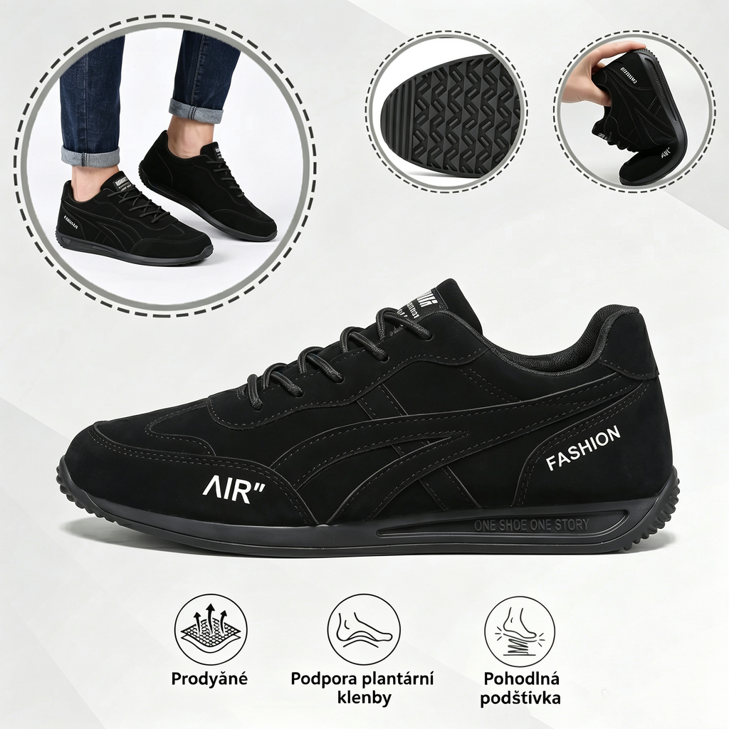 🔥 Dnešní speciální nabídka s 70% slevou🎁Pánské ortopedické vycházkové boty ✅ Prodyšné a protiskluzové - Rozlučte se s bolestí nohou a užívejte si celodenní pohodlí!
