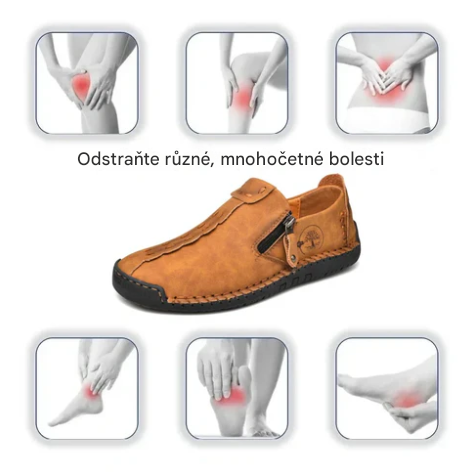 🔥Pánská ortopedická obuv z australské telecí kůže👞Ručně šitá✅Pohodlná chůze, úleva od bolesti✅Nepromokavá a protiskluzová✅