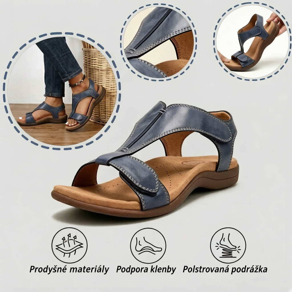 ⏰ Dnešní speciální nabídka: 50% sleva | Letní ortopedické sandály ROOREN® | Podpora klenby, pohodlná a bezbolestná chůze