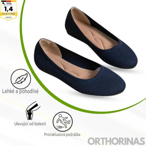 Orthorinas – ergonomické balerínky pro maximální pohodlí