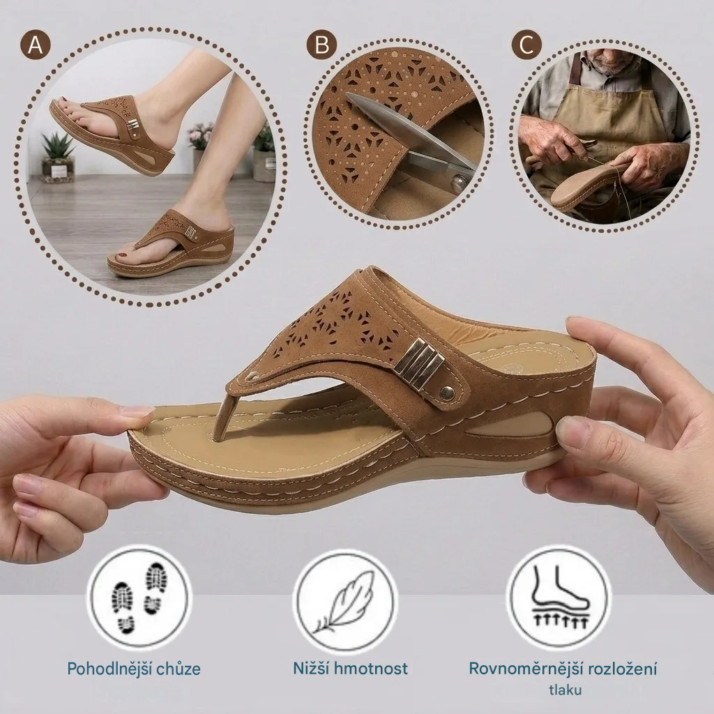 🔥 Ograniczona czasowo zniżka 50%! Letnie sandały ortopedyczne – ergonomiczne, wygodne i oddychające, które łagodzą ból. ✅