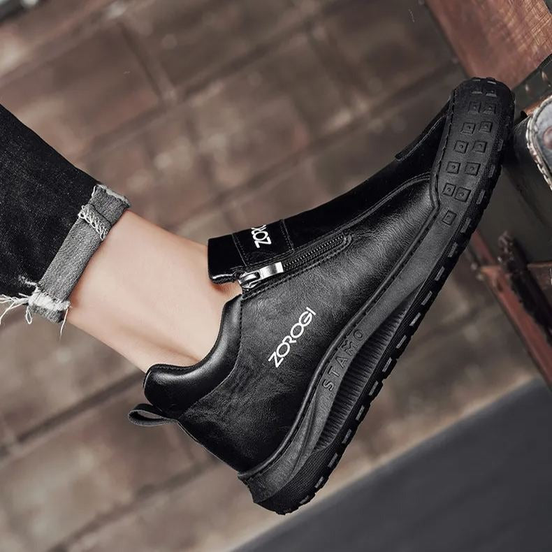 【⏰Dnes sleva 67 % - Končí brzy🔥】Protiskluzová a hřejivá turistická obuv ROOREN® - Vyrobena z italské hovězí kůže, s konstrukcí na podporu klenby, pohodlná a odolná, zmírňuje nepohodlí nohou!