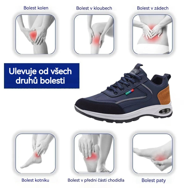 🎁Poslední den na využití 70% slevy! Nenechte si ujít příležitost! ⏰Ulevit od bolesti nohou a fasciitidy - Nepromokavá a protiskluzová ortopedická obuv🔴 – unisex