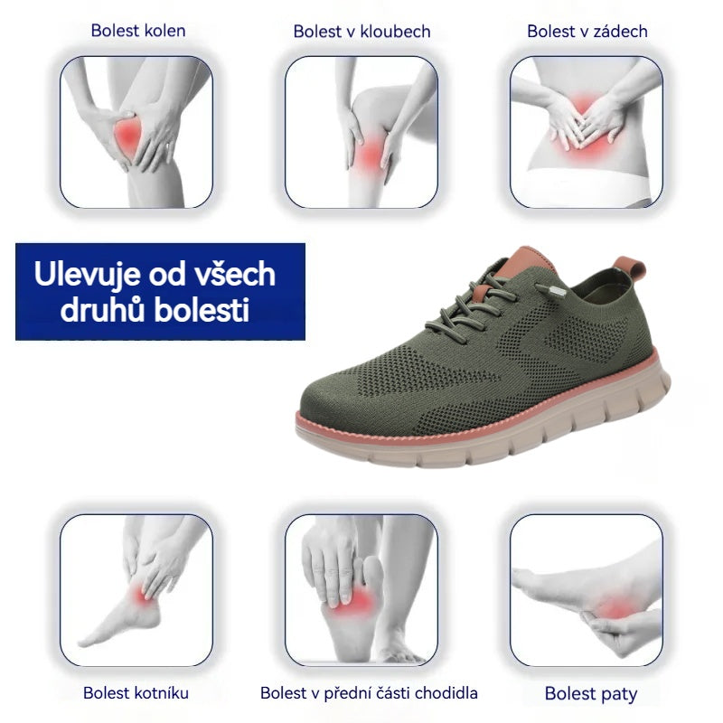 (🔥70% sleva dnes - nenechte si ji ujít!)⏰Ergonomicky tvarovaná - měkká a pohodlná ortopedická obuv, vhodná pro každodenní nošení/sport -✅Podpora klenby usnadňuje chůzi