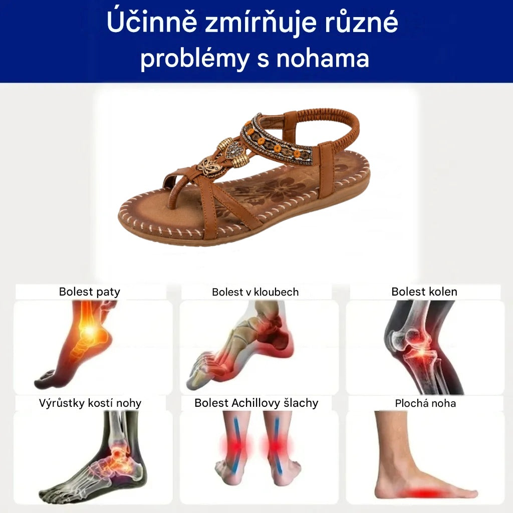 [🎁Dnes za poloviční cenu! Nenechte si to ujít!] Ergonomicky tvarované ortopedické sandály: chůze bez bolesti. 👞Zaručují větší pohodlí při chůzi.