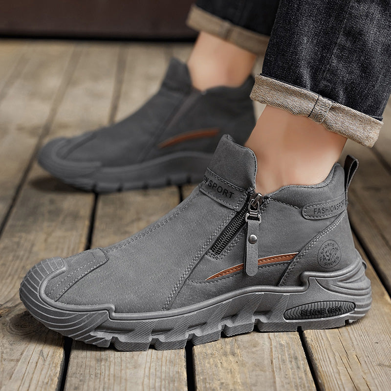 【⏰Dnes sleva 70 % - brzy končí🔥】Protiskluzová turistická obuv ROOREN® - Vyrobena z italské hovězí kůže, s oporou klenby, pohodlná a odolná, zmírňuje nepohodlí chodidel!