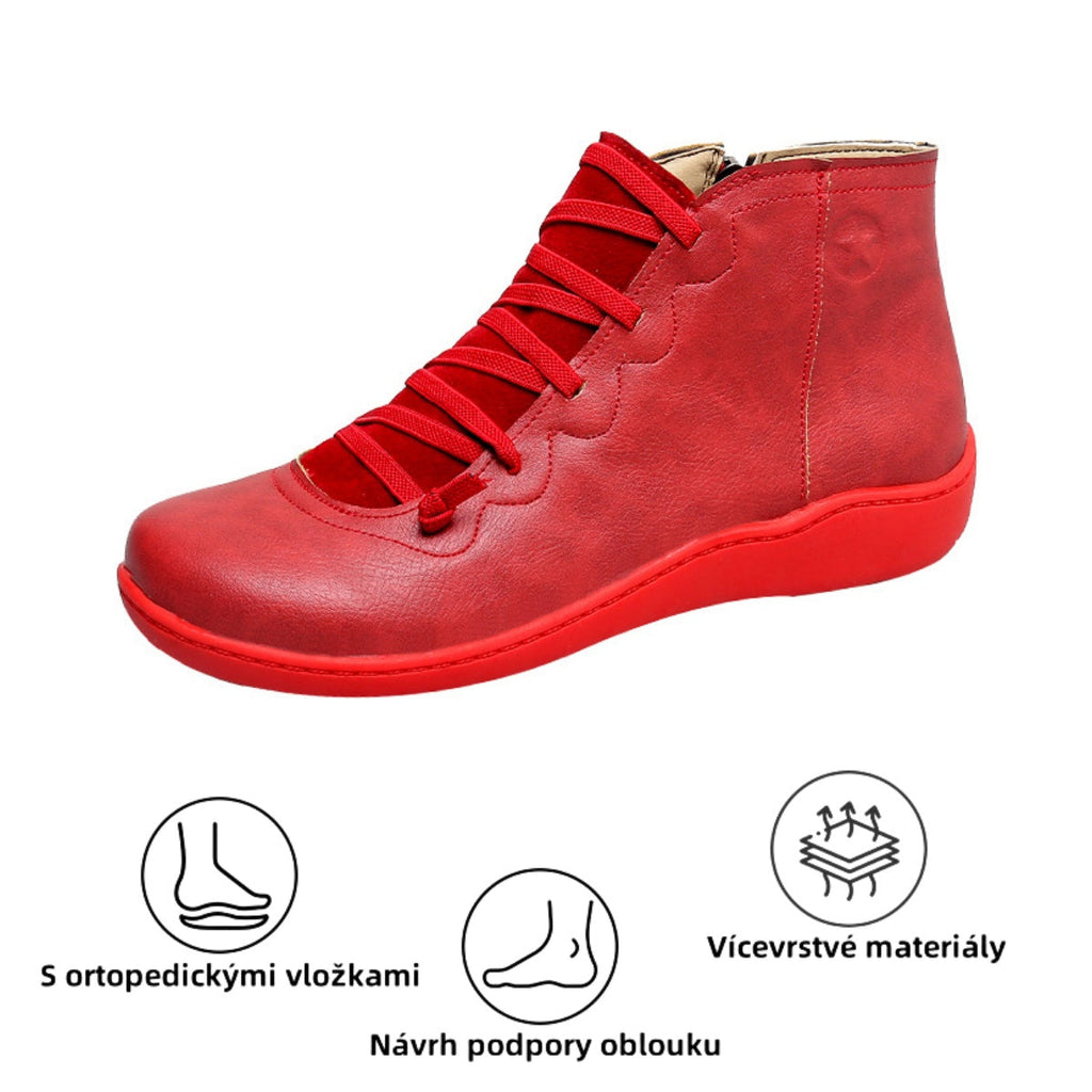 🔥Dnes za poloviční cenu - nenechte si to ujít｜ Ergonomicky navržená ortopedická obuv - design podpory klenby 👞Snadno se zbavte bolesti nohou