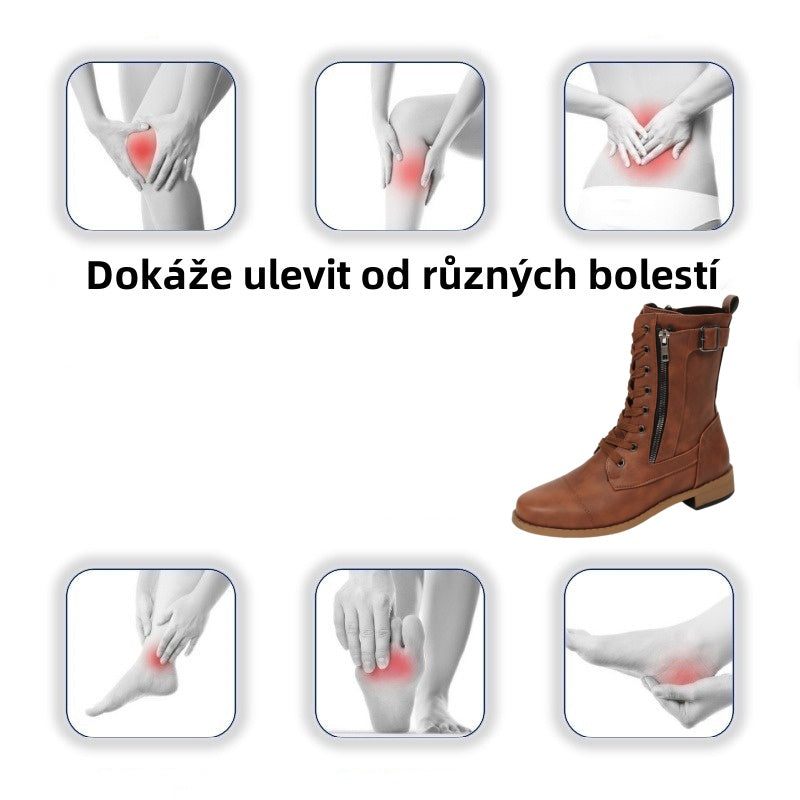 ROOREN® 👞 Ručně šité dámské boty | Ergonomické ortopedické boty - Vyrobeno z australské hovězí kůže pro úlevu od bolesti nohou!