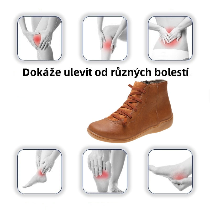 🔥Dnes za poloviční cenu - nenechte si to ujít｜ Ergonomicky navržená ortopedická obuv - design podpory klenby 👞Snadno se zbavte bolesti nohou