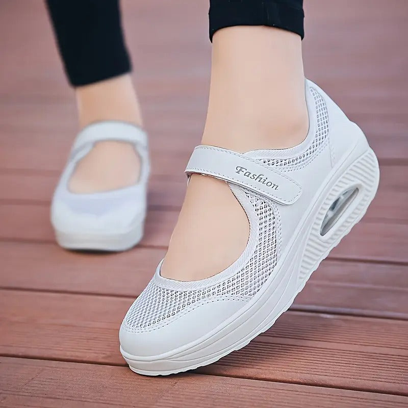 [🔥Dnes za poloviční cenu - Nenechte si to ujít] Dámská prodyšná ortopedická obuv, vysoce účinná při tlumení nárazů - se 168 patenty na obuv👞 Usnadňuje chůzi