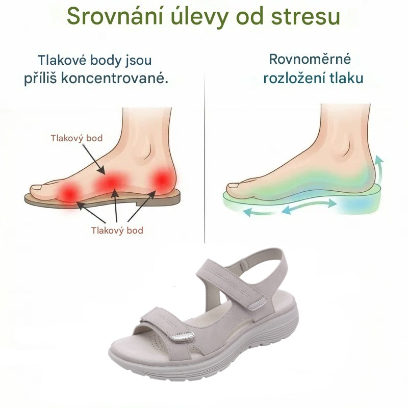 🎁Poslední den s 50% slevou! Nenechte si to ujít! ⏰Ulevit od bolesti nohou a fasciitidy - pohodlné a cool ortopedické boty🔴