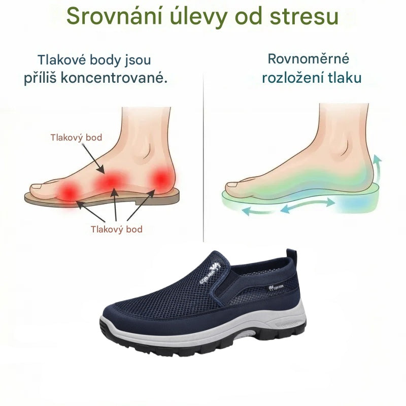 🎉Poslední den! Sleva 50 %! ✅ Ortopedická zdravotní obuv navržená speciálně pro lidi s problémy s nohama k úlevě od bolesti zad, kloubů a chodidel.
