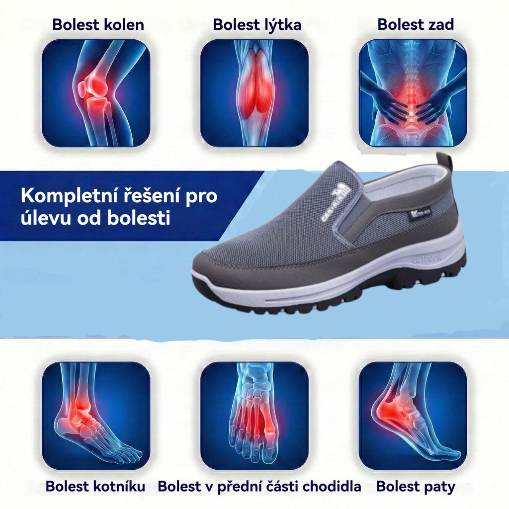 🔥50% sleva dnes - Nenechte si to ujít! ⏰ Ergonomická ležérní ortopedická obuv - lehká, prodyšná, pohodlná a protiskluzová ✅ Podpora klenby - zmírňuje bolest nohou