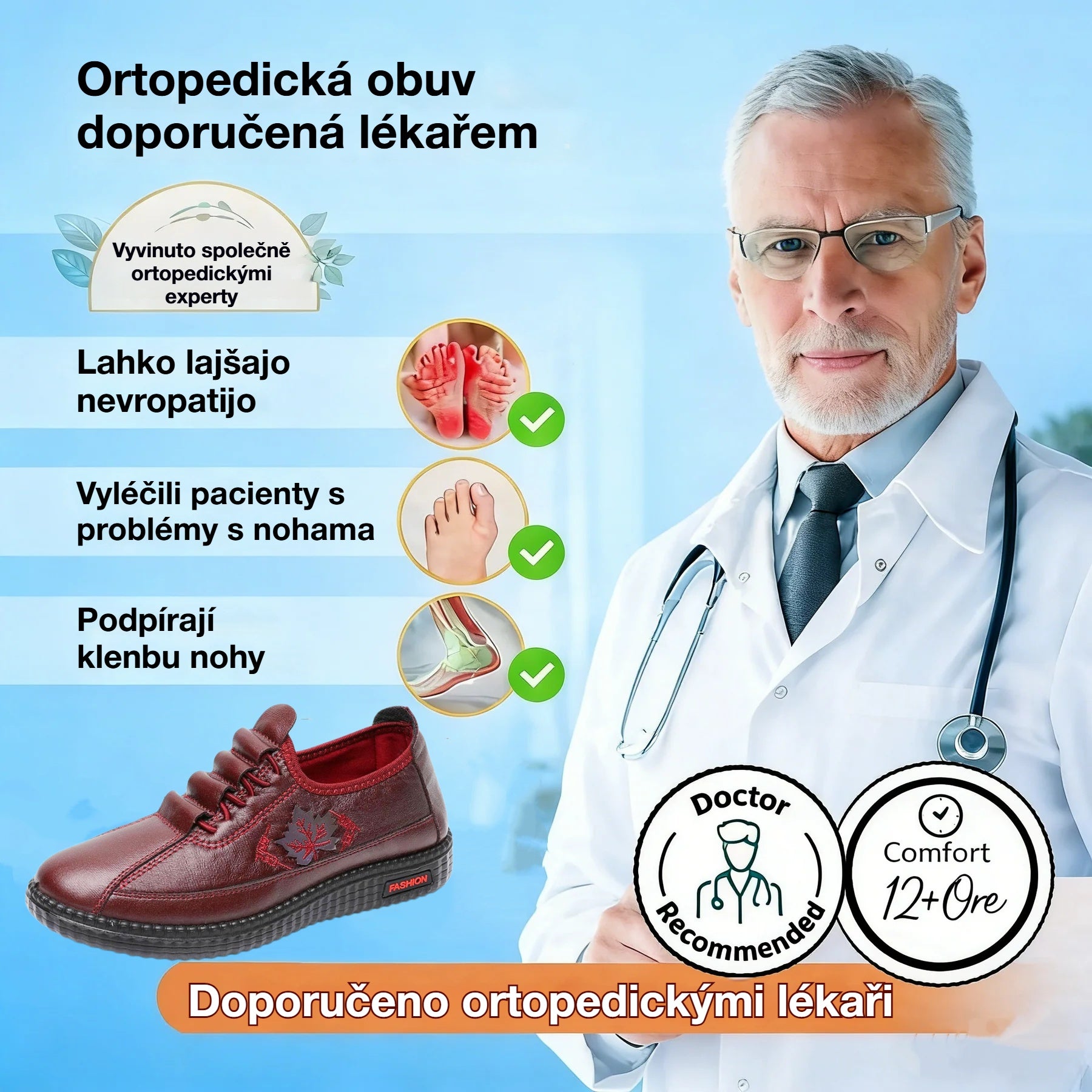 🐂【Vyrobeno v USA】【⏰50% sleva dnes - Nenechte si ujít!】✅ šířka K + stélka z paměťové pěny + prémiová kůže 🔴certifikace CE/zdravotnický prostředek