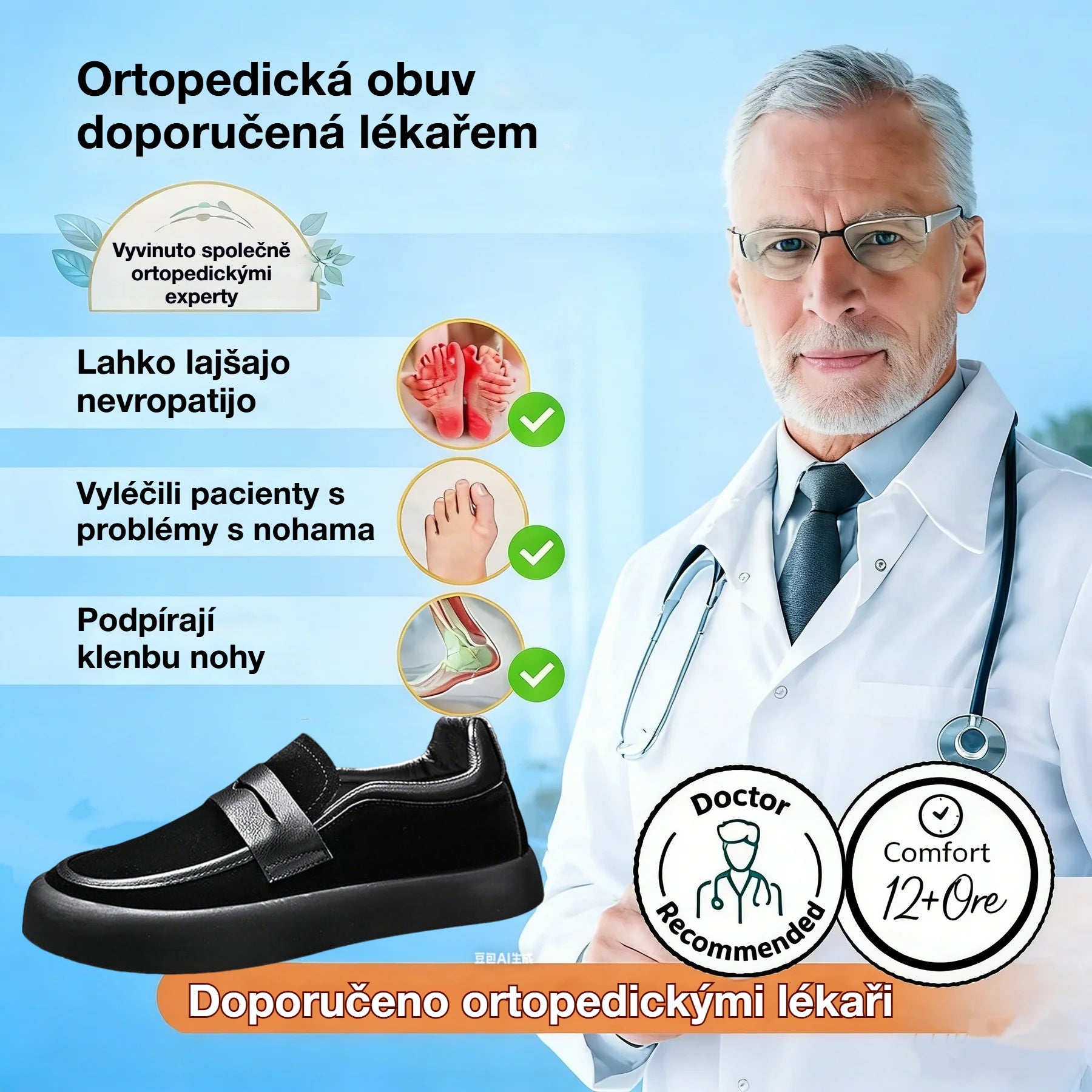 Rooren® | Nový produkt na trhu, poloviční cena po omezenou dobu. Ergonomický design, vynikající odpružení a korekce chůze.