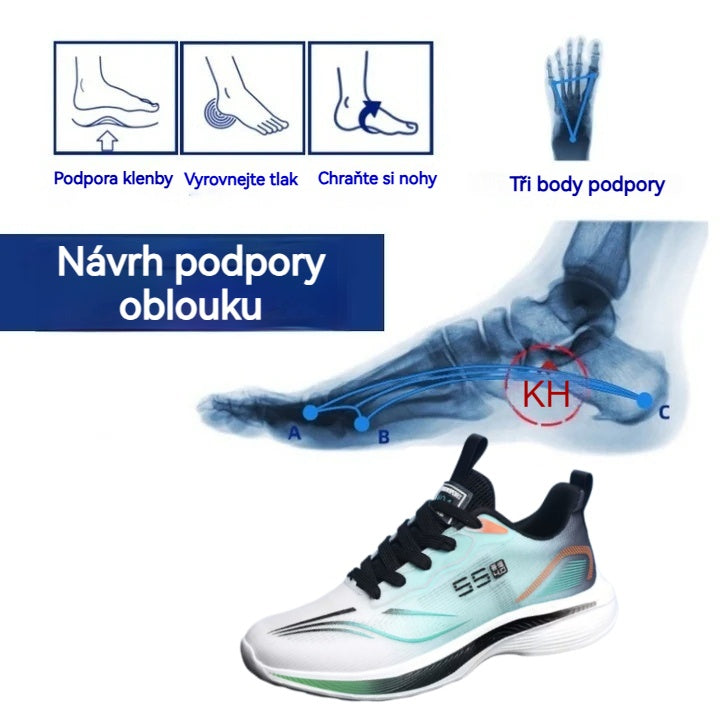 🎁Poslední den na využití 50% slevy! Nenechte si ujít příležitost! ⏰Ulevit od bolesti nohou a fasciitidy - Ležérní sportovní ortopedická obuv🔴