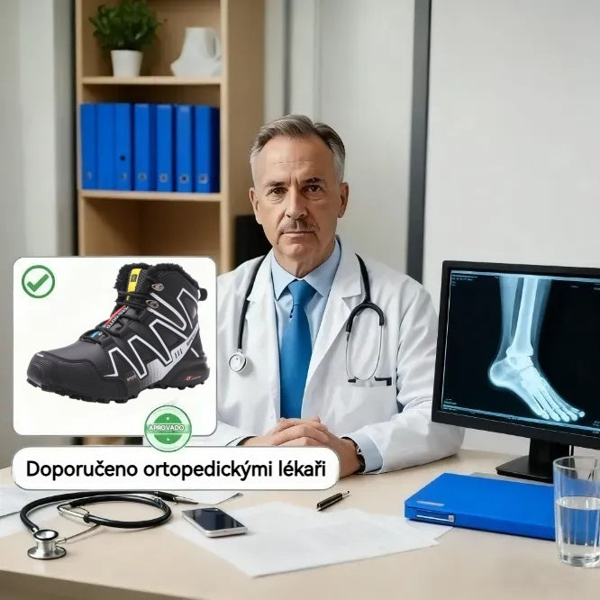 🔥Časově omezená nabídka, dnes sleva 50 %! ⏰ - Protiskluzové, teplé turistické boty ROOREN®, vědecky navržené ortopedické boty, které účinně ulevují od bolesti nohou, zad a kolen!