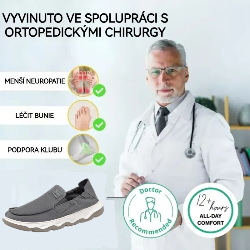 ⏰Časově omezená sleva 50 %: Ortopedické boty ROOREN® - 👞 - Měkké a pohodlné, protiskluzové a voděodolné. Poskytují oporu klenby a zmírňují bolest.