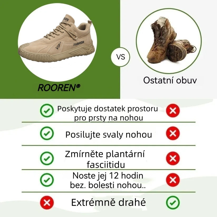 (🔥50% sleva dnes - nenechte si to ujít)⏰ - Značka ROOREN - Měkké a pohodlné německé ortopedické tenisky (podpora klenby - úleva od bolesti chodidla)